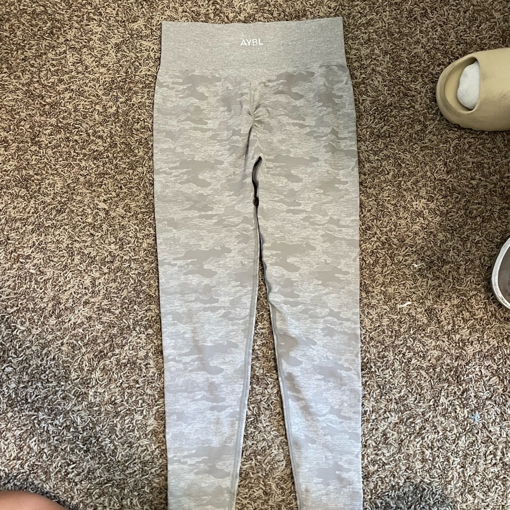 AYBL grey camo leggings